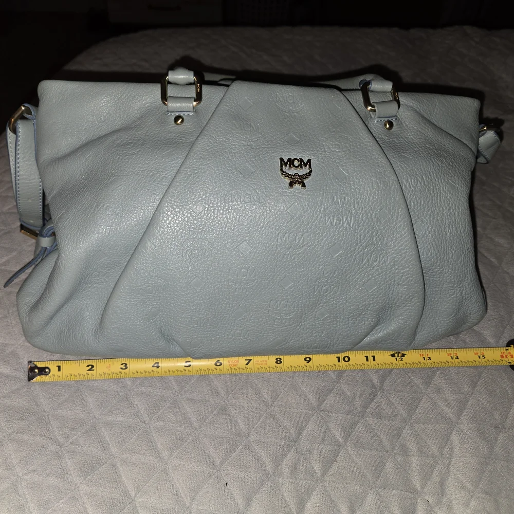 MCM Blue Leather Women's Bag - Picture 7 of 14